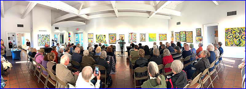 Photo of a reading in Baton Rouge Lousiana